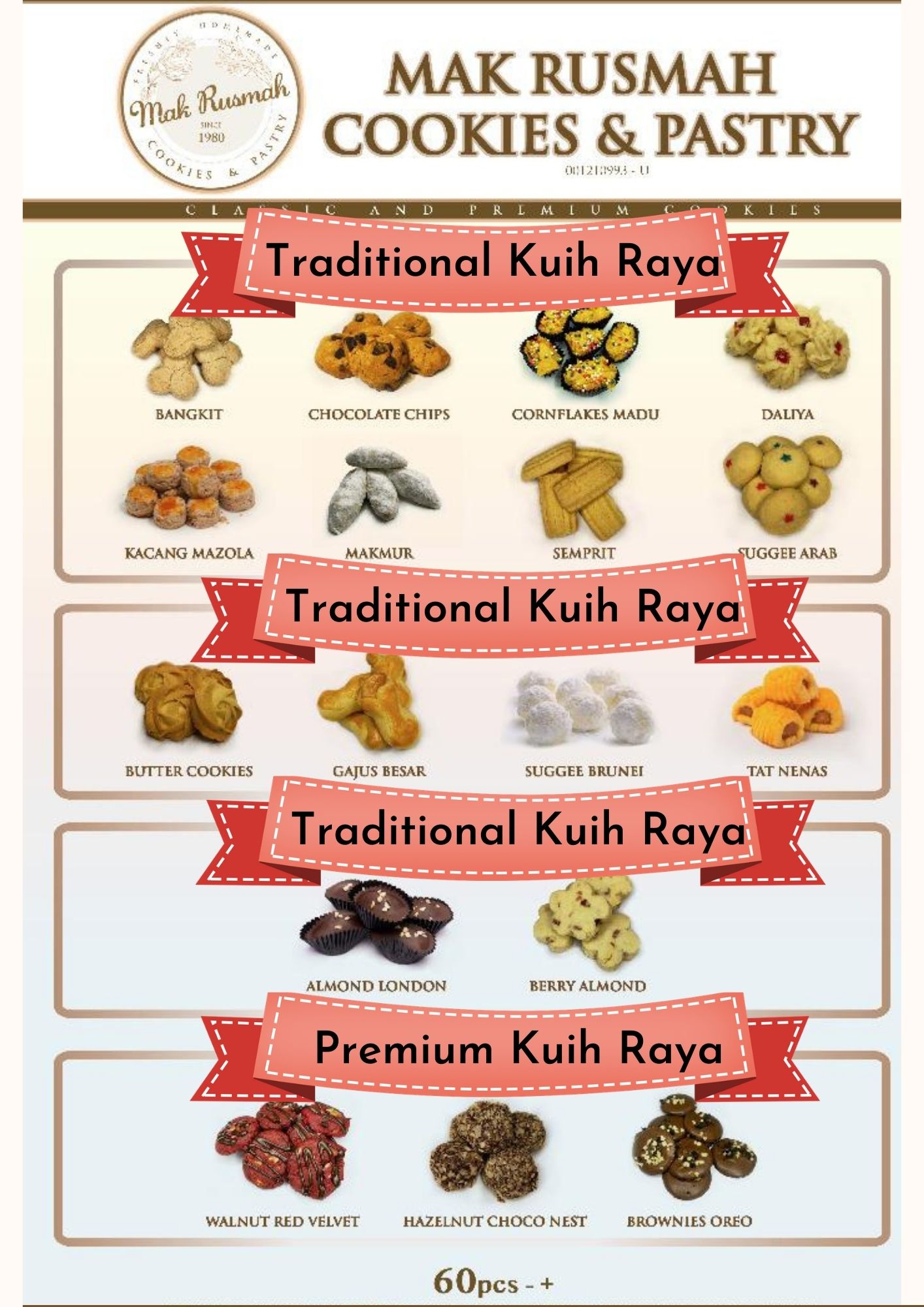 [Kuih Bangkit] Homemade Kuih Raya Melayu